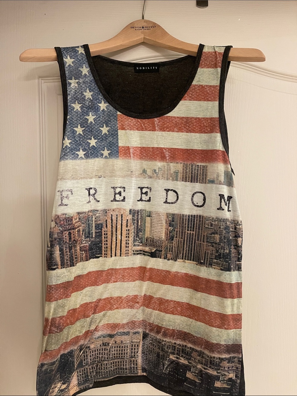 Denim & Supply Ralph Lauren Charcoal Gray Top